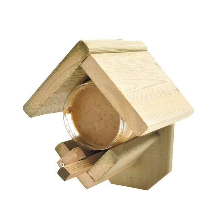 ESVE Mangeoire-Support à beurre de cacahouète pour oiseau capacité 500g
