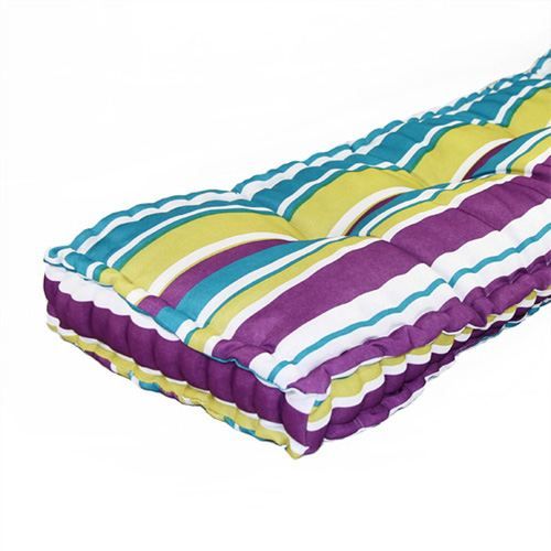 Matelas de sol rayé - L. 115 cm - Achat / Vente coussin ...