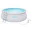 Piscine Autoportée Ronde Grise 457 X 122 M Achat Vente Piscine