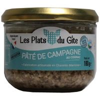 PATÉ - TERRINE LES PLATS DU GITE Pâté de Campagne au Cognac - 180 PATÉ - TERRINE LES PLATS DU GITE Pâté de Campagne au Cognac - 180