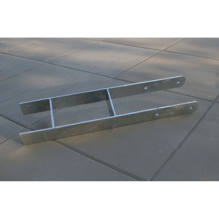 H - Ancrage pour poteaux 12x12 - Set de 6 pièces