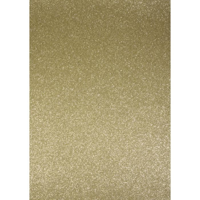 Papier Cartonné Pailleté A4 - 30 Feuilles 15 Couleurs