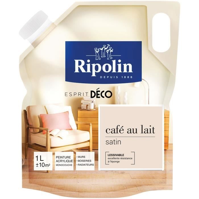 Peinture Acrylique Monocouche Multi Supports 1l Satin Couleurcafé