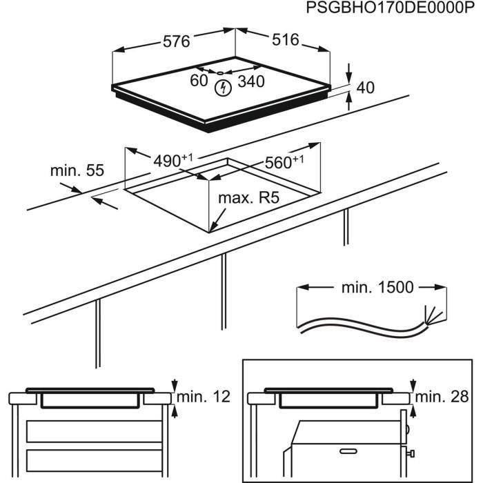  EHF6241XOK SÉRIE 300 Table de cuisson vitrocéramique2