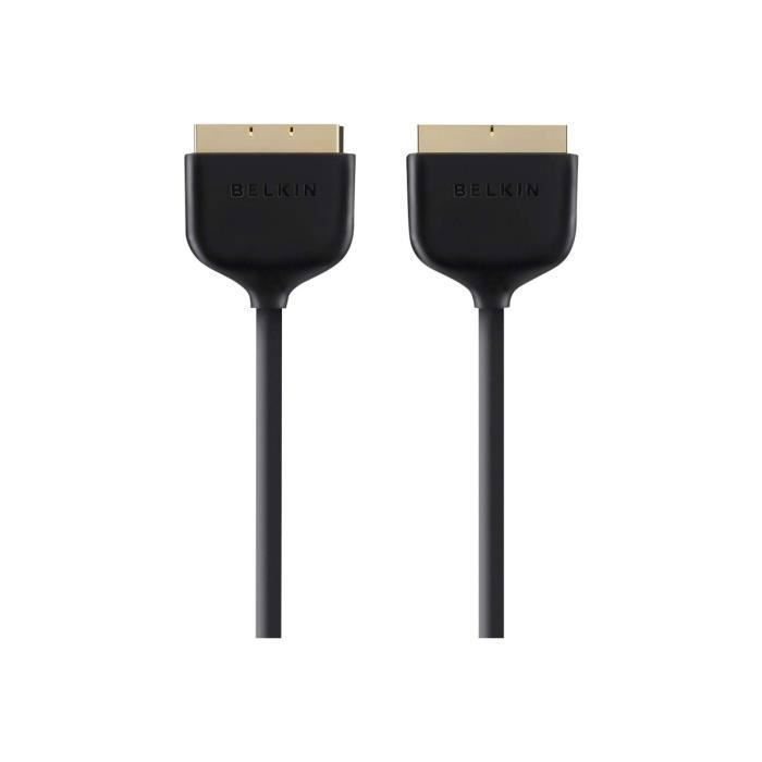 BELKIN Câble antenna Noir - Coax M/F - 90Db Gold-Plated - 2 m
