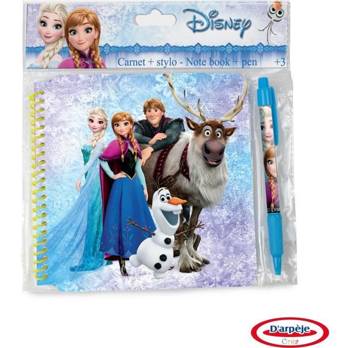 FROZEN - Carnet + Stylo