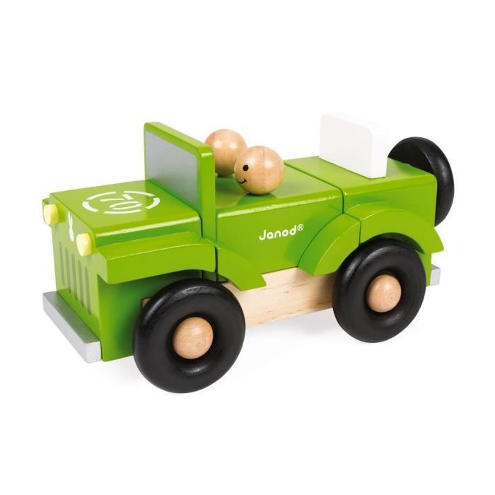 JANOD Kit magnétique voiture 4 x 4 9 pièces