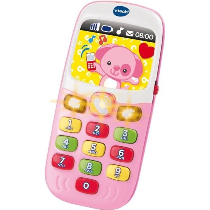 VTECH Baby Smartphone Bilingue Rose