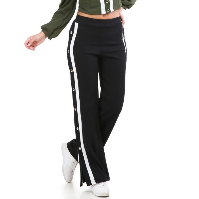 Achat Blanc À Vente Pantalon Noir Et Pression S nwOPk80