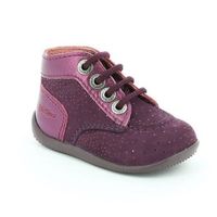 BOTTINE Kickers Bottillons Bébé Fille Bonbon Violet Métall BOTTINE Kickers Bottillons Bébé Fille Bonbon Violet Métall
