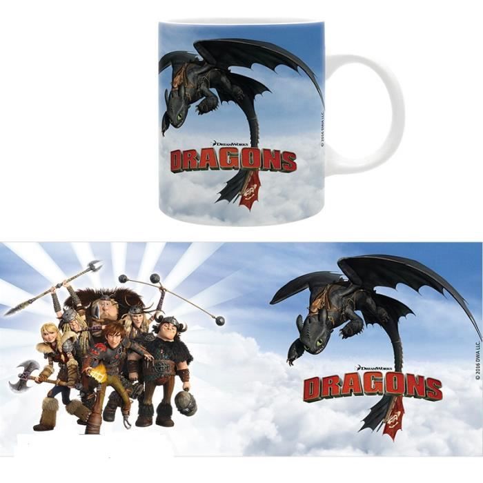 Dragons - Mug - Cavaliers de Beurk - 320 ml - Céramique - Avec boite