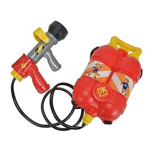 SAM LE POMPIER Smoby Pistolet Eau Recharge Dorsal