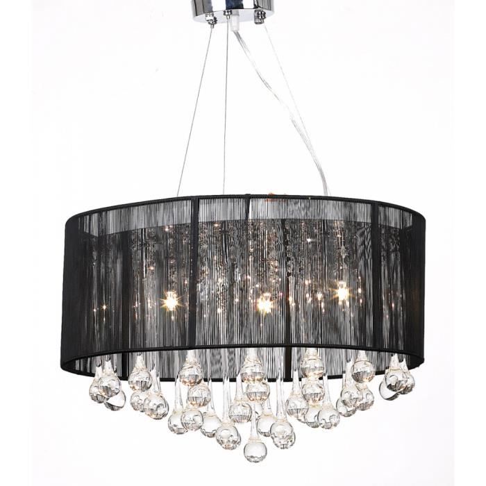 Flammes Cristaux De Plafonnier 3 Pampilles En Moderne 85 Lustre n08OwPkX