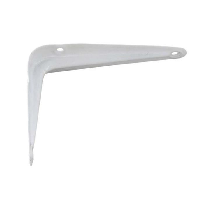 Console acier - 125 x 150 mm - Blanc