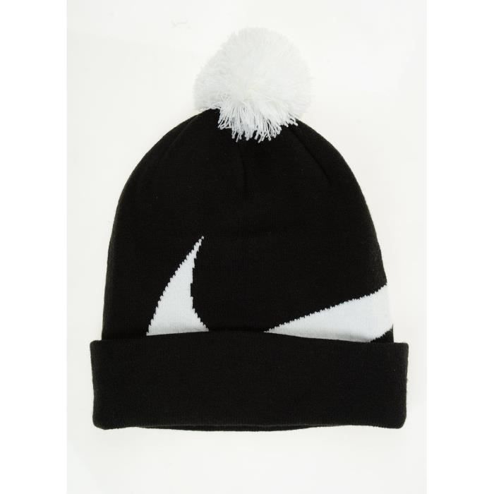 NIKE Bonnet Beanie SSNL - Enfant - Noir et blanc
