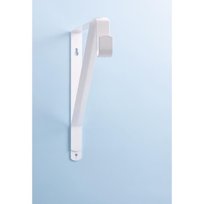 kit penderie telescopique equerre fixation murale