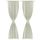 Magnifique 2 pcs Rideau Double Occultant Creme 140