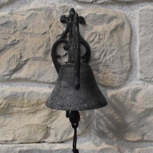 Argent Th/é Cloche /à Main Sonnette Clochette Argent avec Manche en Bois iGadgitz Home U6927
