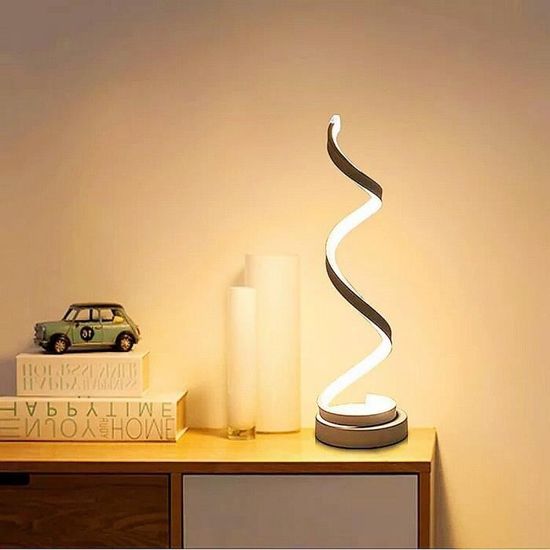 Настольная акриловая LED лампа ELINKUME ночник 12W с креативным спиральным дизайном (Фото 1) Умный дом Настольная акриловая LED лампа ELINKUME ночник 12W с креативным спиральным дизайном (Фото 1)