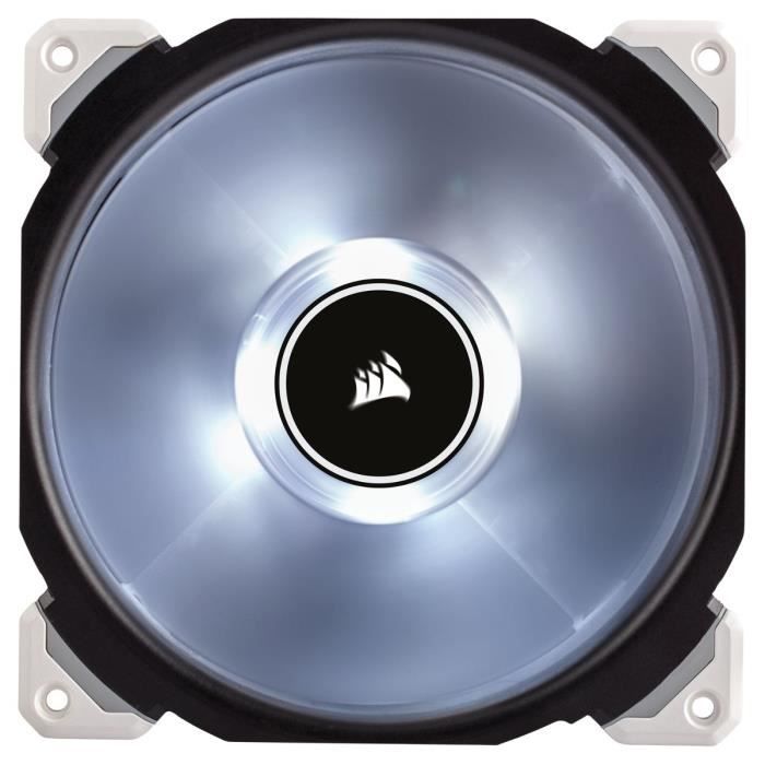 CORSAIR Ventilateur ML140 Pro - Diamètre 120mm - LED Blanches - Single Pack (CO-9050046-WW)