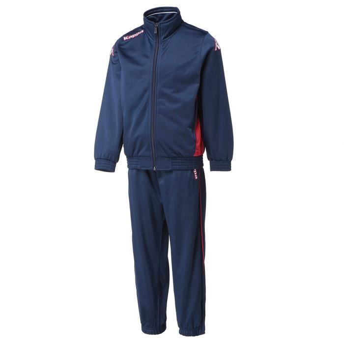 KAPPA Survêtement Savigno TKS - Enfant - Bleu et Rouge