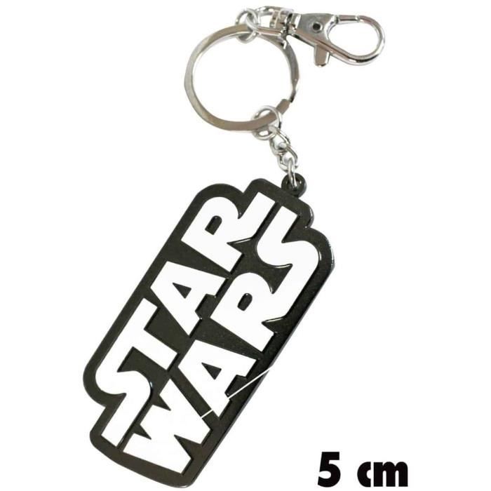 WTT STAR WARS Porte-clé Star Wars Logo Métal 5 cm