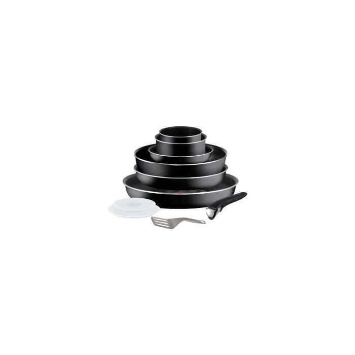 TEFAL ESSENTIAL Batterie de cuisine 10 pièces L2008502 16-18-20-26cm - TF sauf induction