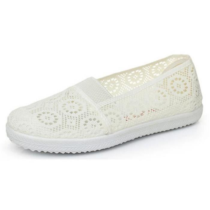 t Femme Blanc Leger Printemps xz062jaune37 Ylg Comfortable Haussures Chaussure ZzqwEqd