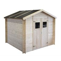 ABRI JARDIN - CHALET Abri de jardin bois FSC 6,25 m² - épaisseur 19 mm ABRI JARDIN - CHALET Abri de jardin bois FSC 6,25 m² - épaisseur 19 mm