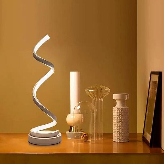 Настольная акриловая LED лампа ELINKUME ночник 12W с креативным спиральным дизайном (Фото 2) Умный дом Настольная акриловая LED лампа ELINKUME ночник 12W с креативным спиральным дизайном (Фото 2)