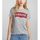 T-Shirt LEVIS Femme Gris-Rouge