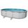 MAGNUM COMPACT Piscine ovale en acier 640x366x132c