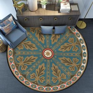 TAPIS tapis ethnique rond φ40cm tapis berbere tapis géom