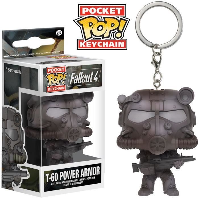 Porte-clé Funko Pocket Pop! Fallout : T-60 Power Armor