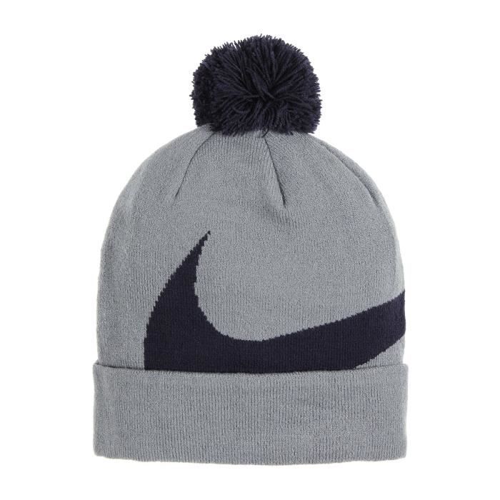 NIKE Bonnet Beanie SSNL - Enfant - Gris et bleu