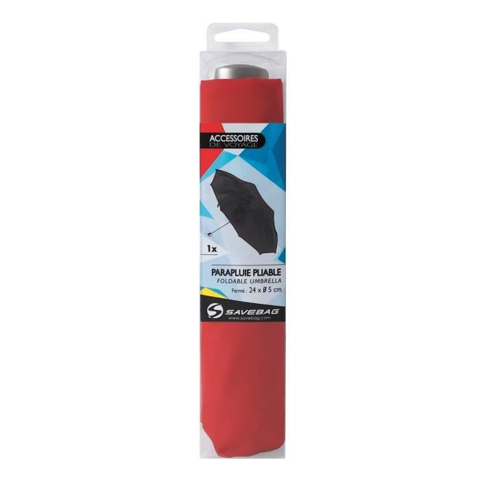 SAVEBAG Parapluie pliable - Rouge