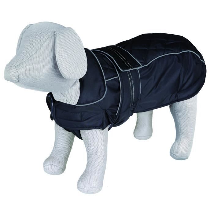 TRIXIE Manteau Rouen S–M: 43 cm noir pour chien