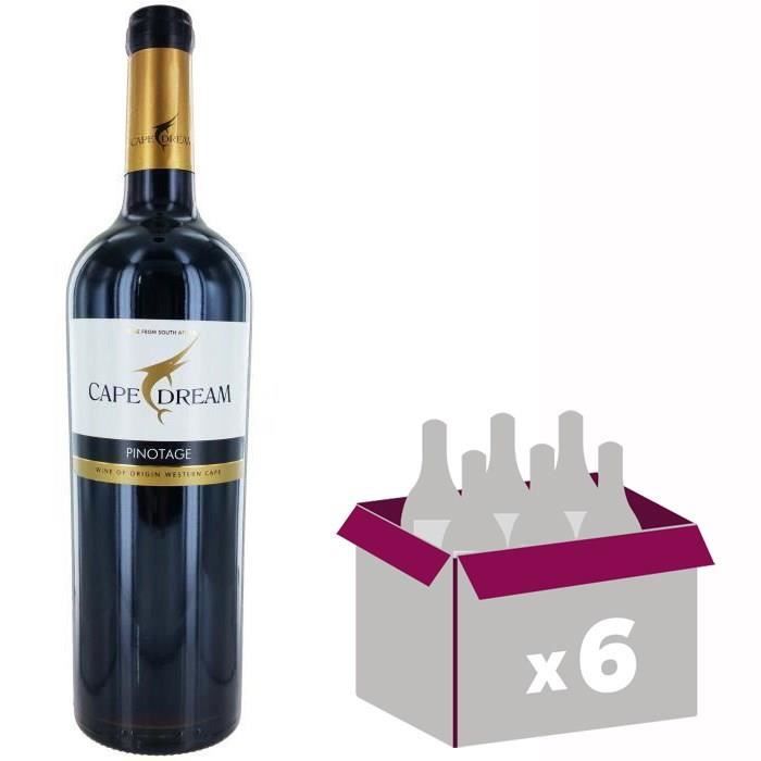 Cape Dream Vin d'Afrique du Sud Pinotage 2016 -...