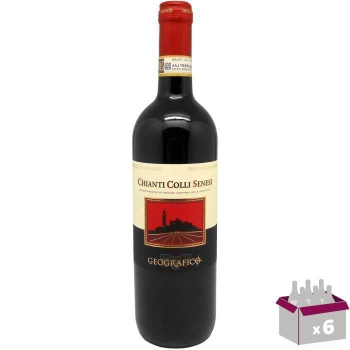 CONTESSA DI RADDA GEOGRAFICO 2016 Chianti Colli Senesi Vin d'Italie 6x 75 cl - Rouge - DOCG