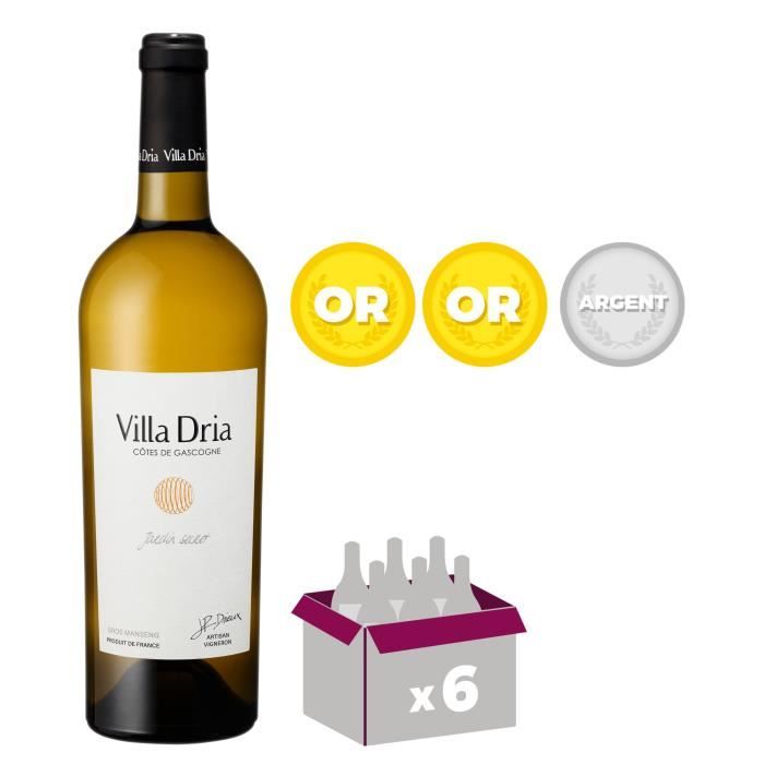 Villa Dria 2017 Gros Manseng Côtes de Gascogne Vin blanc