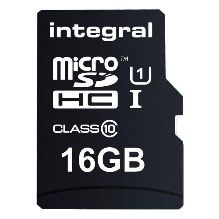 Intégral Ultima Pro Carte mémoire micro SDHC 16 Go Class 10 90 MB/S
