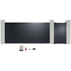 Portail Coulissant Ral 7016 Achat Vente Pas Cher