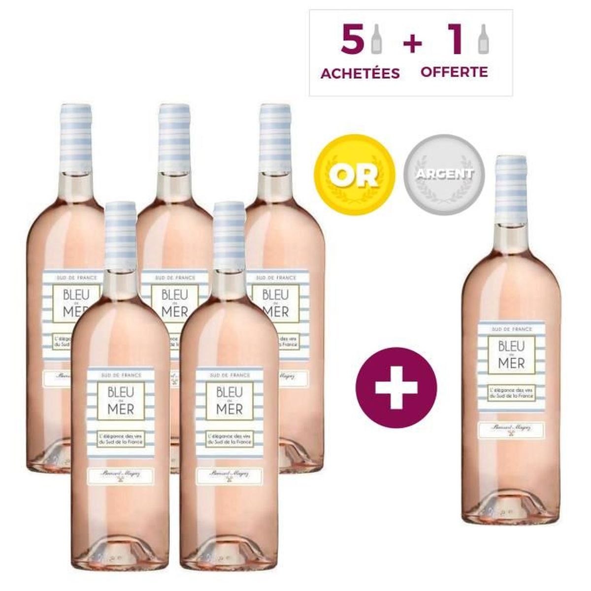 Bleu de Mer Vin de Pays d'Oc 2016 - Vin rosé - Achat ...