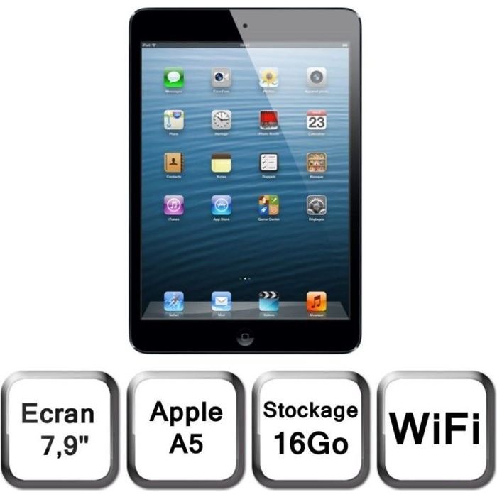 Apple iPad mini Wi Fi 16 Go noir & ardoise   Achat / Vente TABLETTE
