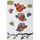 HIBOUX Tapis pour enfant 120x170 cm crème, vert et