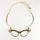 Ras de cou Dolce Vita lunettes dorées 45 cm Doré