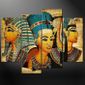 Baqi Peinture Imprimée 4pcs Moderne Egyptien Pharaon Toile