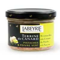 PATÉ - TERRINE Labeyrie Terrine de canard aux pistaches et poivre PATÉ - TERRINE Labeyrie Terrine de canard aux pistaches et poivre