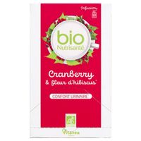 DÉTOXIFIANT NUTRISANTE Infusion Bio cranberry - 20 sachets DÉTOXIFIANT NUTRISANTE Infusion Bio cranberry - 20 sachets