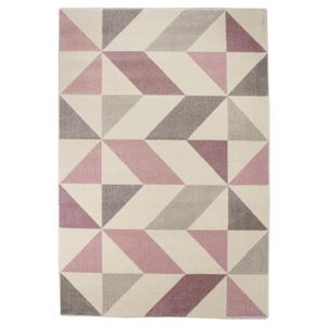 TAPIS MADRID Tapis de salon style moderne 120x170 cm ros